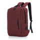 Mochila de nylon usb 17l com logotipo