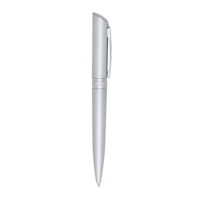 Caneta plástica com 2 aneis  personalizado