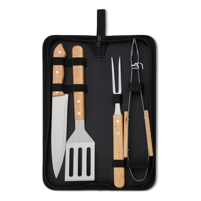 Kit churrasco 4 peças para empresas