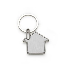 Chaveiro de metal formato casa  para brinde
