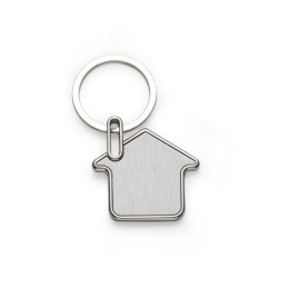 Chaveiro de metal formato casa  para brinde