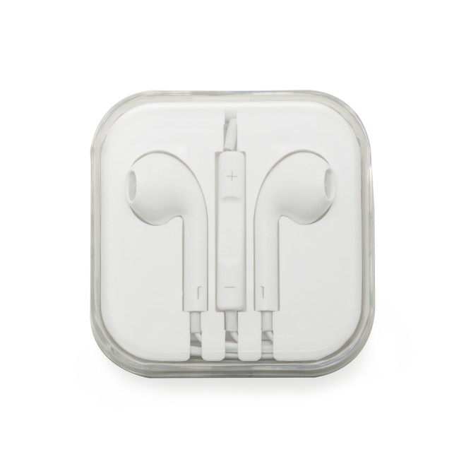 Fone de ouvido com microfone -bco/bco promocional