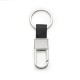 Chaveiro metal det. couro promocional