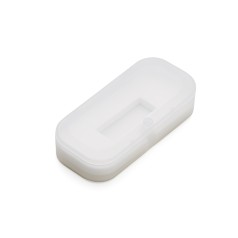 Estojo plástico para pen drive para brinde