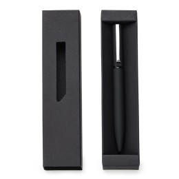 Caneta metal com box de papel para brinde