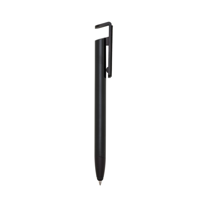 Caneta base celular com limpador de tela e porta touch para brinde