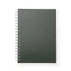 Caderno com capa de couro sintético 17 x 24cm para empresas