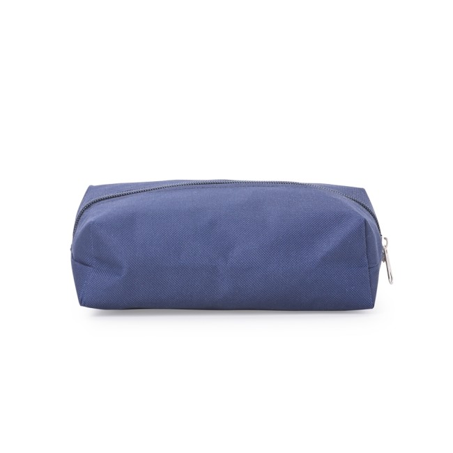 Necessaire de nylon retangular com logotipo