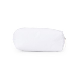 Necessaire de nylon retangular com logotipo