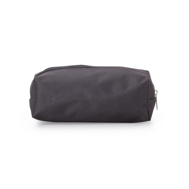 Necessaire de nylon retangular com logotipo