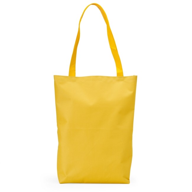 Sacola nylon com alça com logotipo