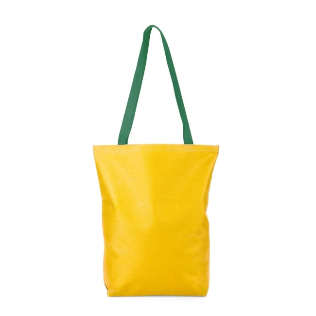Sacola nylon com alça com logotipo