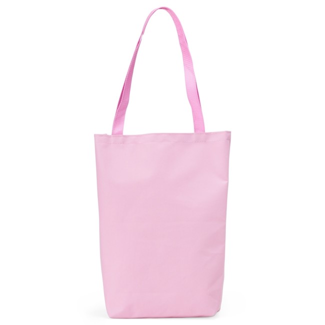 Sacola nylon com alça com logotipo
