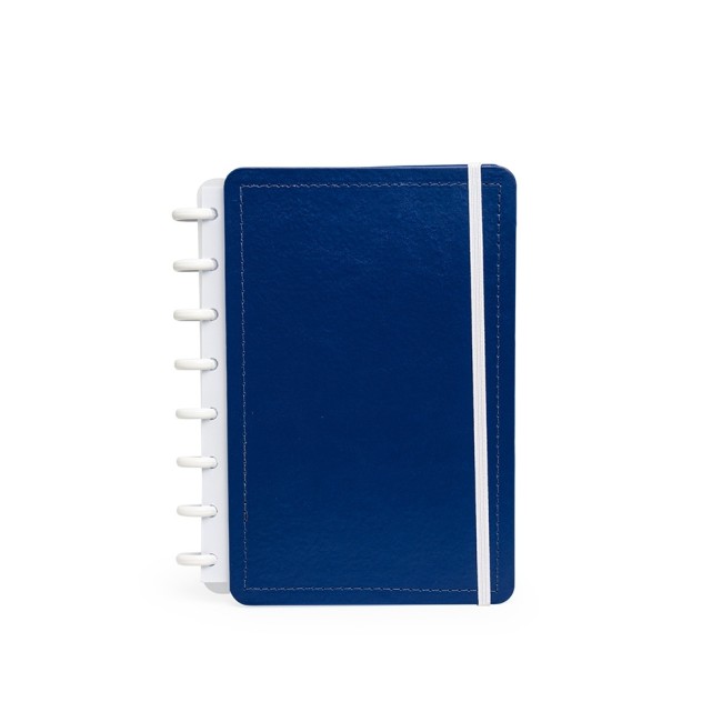 Caderno disco kraft promocional