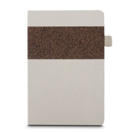 Caderno fibra de cana e café personalizado