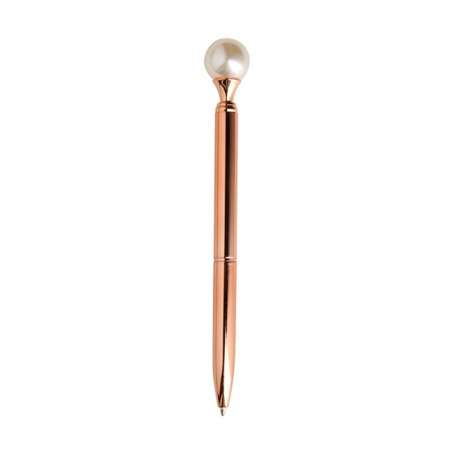Caneta metal pérola para brinde