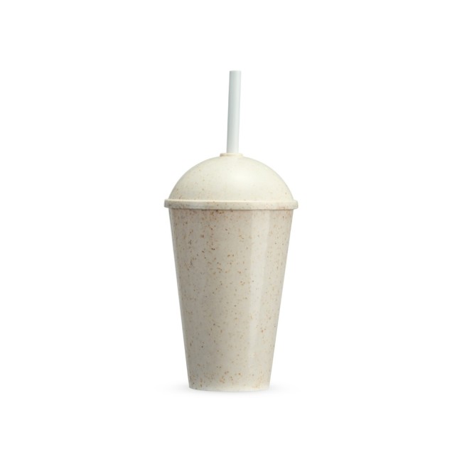 Copo fibra de madeira 450ml personalizado