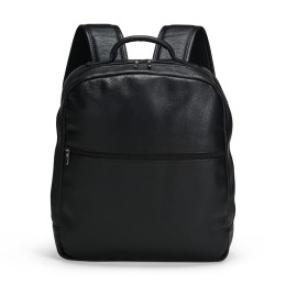 Mochila couro legítimo 14l com logotipo