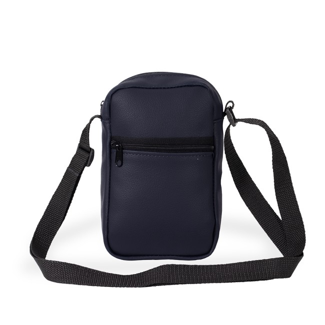 Bolsa de ombro couro sintético para brinde