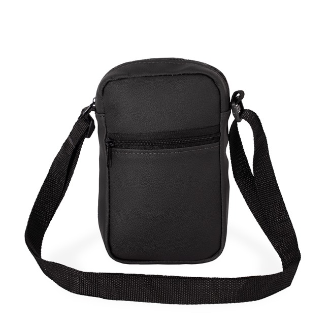 Bolsa de ombro couro sintético para brinde
