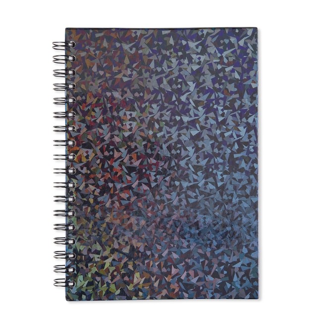 Caderno holográfico com pauta para brinde