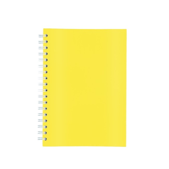Caderno laminado com pauta para empresas