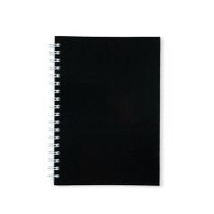 Caderno laminado com pauta para empresas