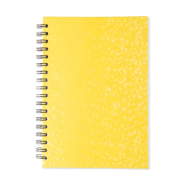Caderno holográfico com pauta para empresas