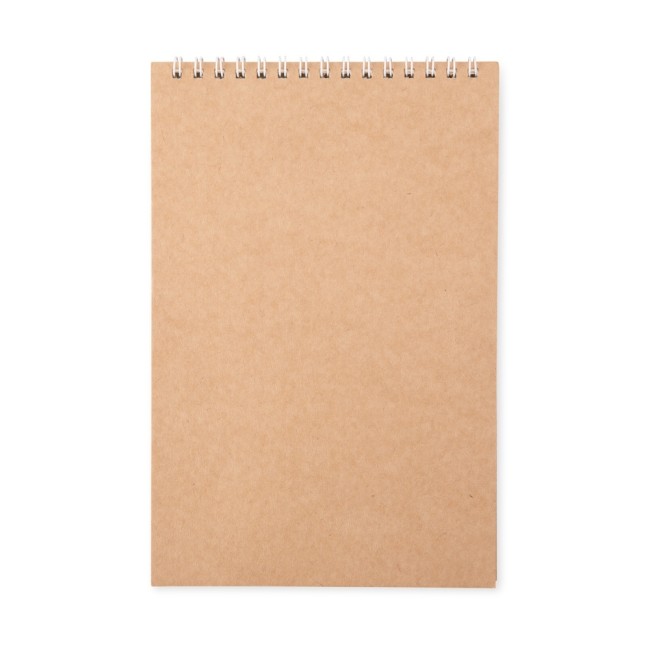 Bloco de anotações kraft personalizado
