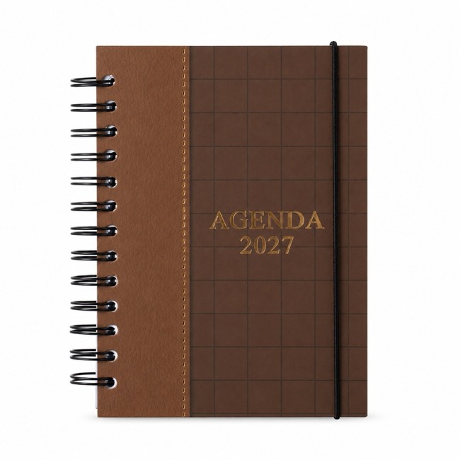 Agenda espiral com logomarca
