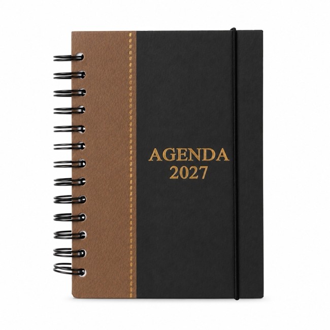 Agenda espiral com logomarca