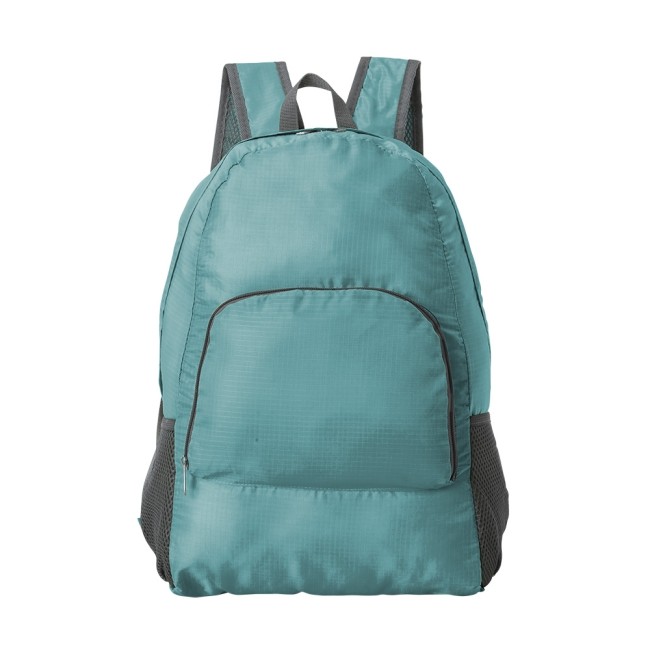 Mochila de nylon dobrável 21l com logotipo