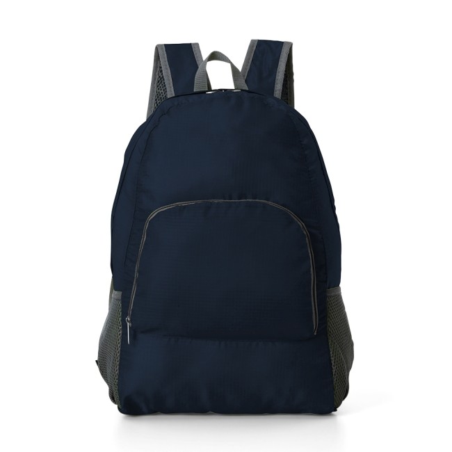 Mochila de nylon dobrável 21l com logotipo