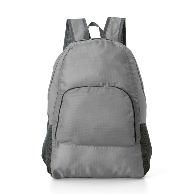 Mochila de nylon dobrável 21l com logotipo