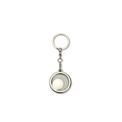 Chaveiro porta-foto inox para empresas