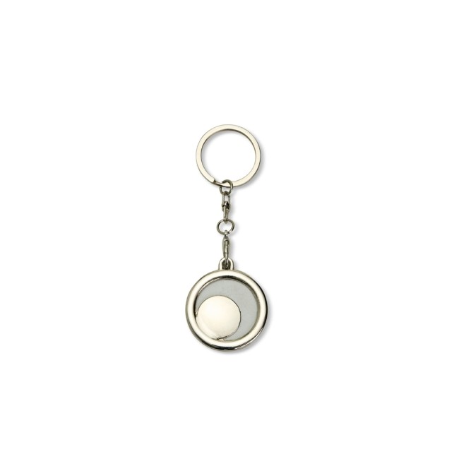 Chaveiro porta-foto inox para empresas