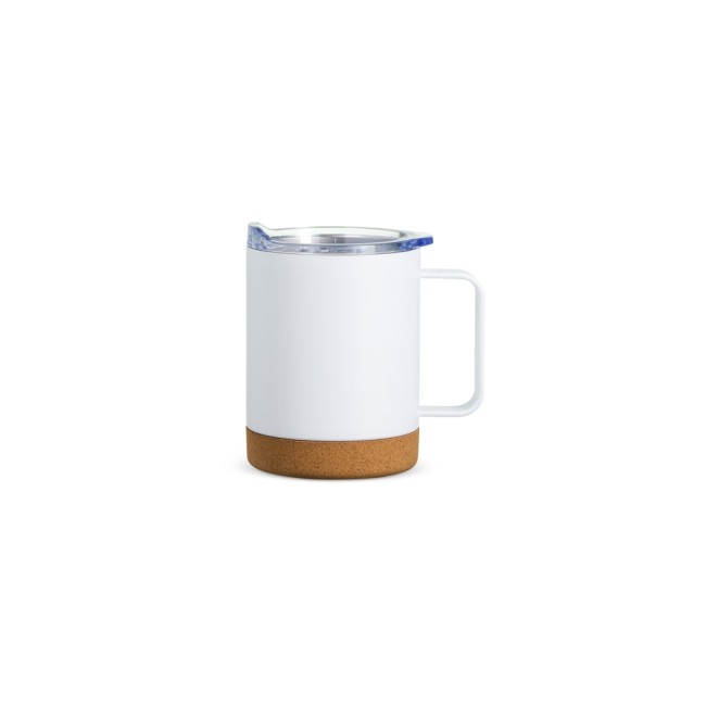 Caneca térmica com cortiça de 400ml personalizado