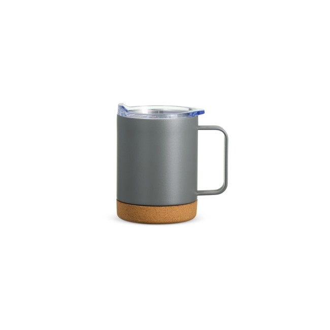 Caneca térmica com cortiça de 400ml personalizado