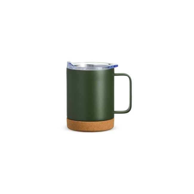 Caneca térmica com cortiça de 400ml personalizado