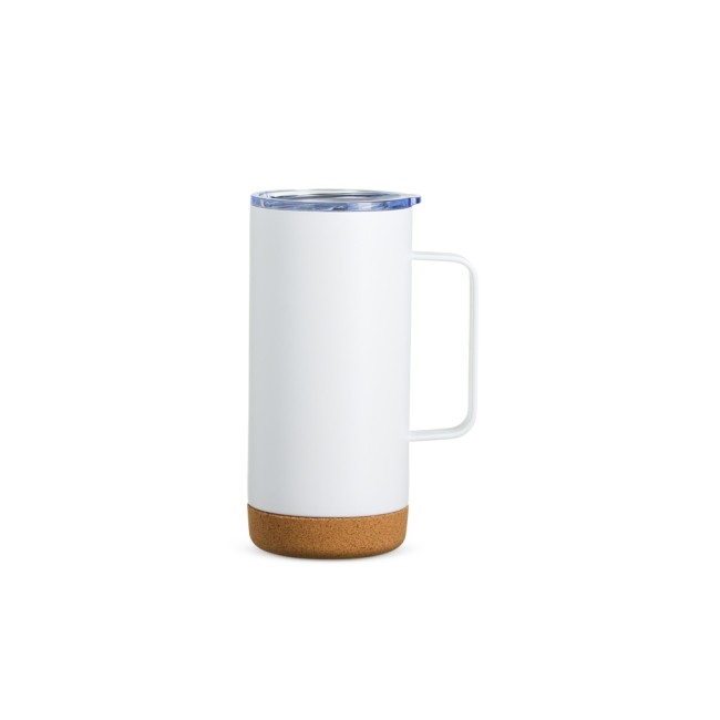 Caneca térmica com cortiça de 500ml para empresas
