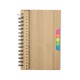 Caderno A5 bambu promocional