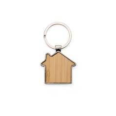 Chaveiro metal bambu para brinde