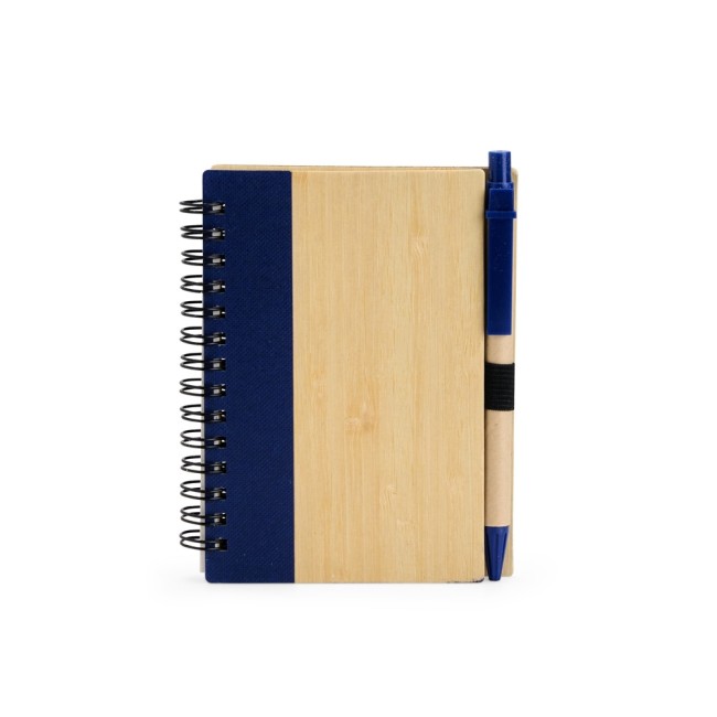 Caderno ecológico com caneta para brinde