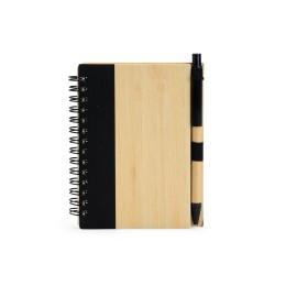 Caderno ecológico com caneta para brinde