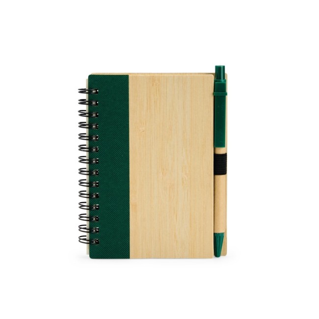 Caderno ecológico com caneta para brinde