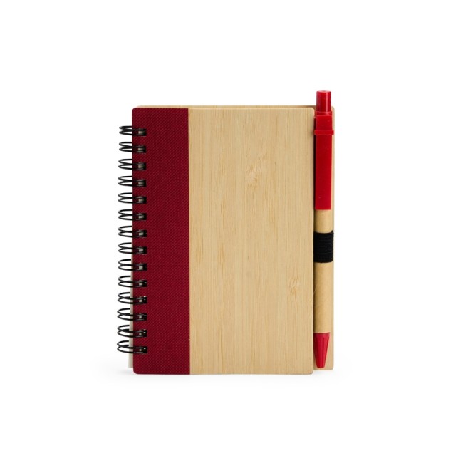 Caderno ecológico com caneta para brinde