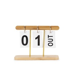 Calendário permanente bambu promocional