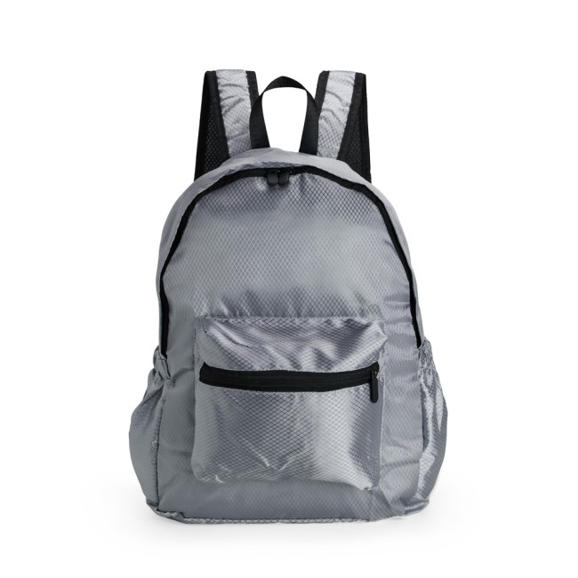 Mochila dobrável poliéster 18l personalizado