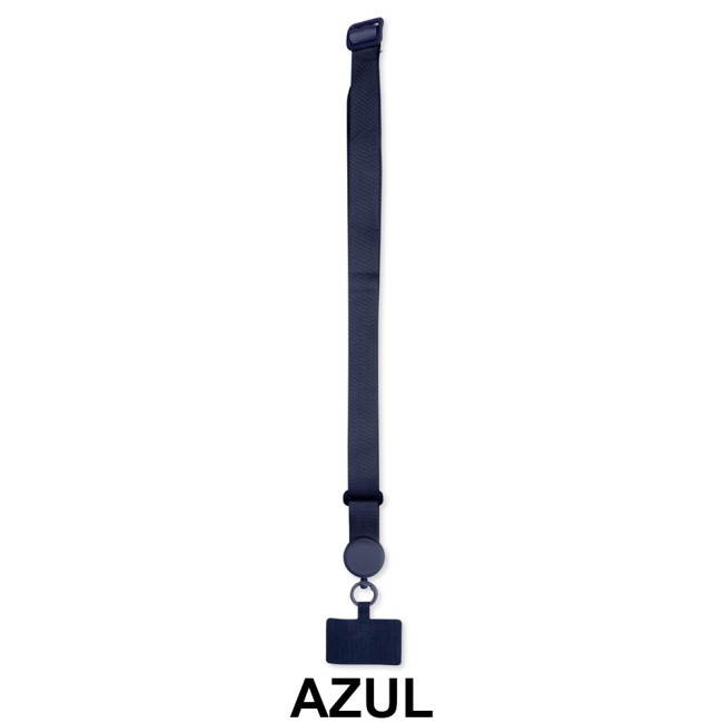 Cordão para celular poliéster personalizado