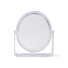 Espelho de mesa oval plástico com logotipo